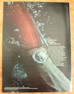 1968 Bulova Snorkel Watch Ad The Right Time 666 Feet Underwater