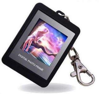 Newly listed black Digital Photo Picture Frame Key Chain Keyring