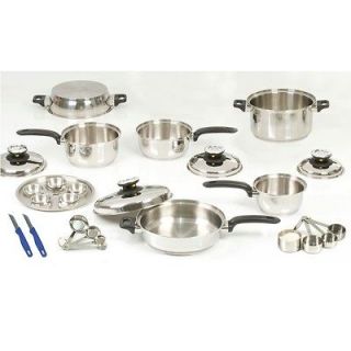 26pc Surgical Stainless Steel Wholesale Waterless Cookware Set