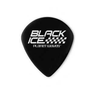 New 100 Planet Waves Black Ice Blackice Duralin  Heavy Guitar Picks