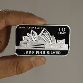 10 Grams .999 Fine Silver Art Bar / Sydney Opera House / SB040