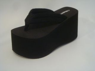 Bostek Shoes style 101, 4inch/10cm Platform Flip Flop thong sandal