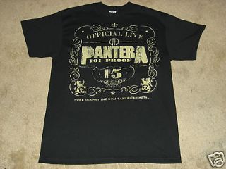 pantera 101 proof s m l xl 2xl black t