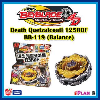   Fusion Masters 4D Death Quetzalcoatl 125RDF BB 119 Balance Toupie