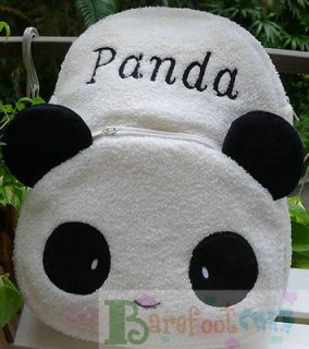New Cool CUTE Panda~~ STYLISH TODDLER CHILDRENS 3 ZIPPERS SOFT PLUSH 