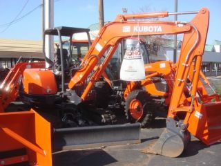 2012 dealer demo kubota kx 121 3 excavator w 24 bucket  