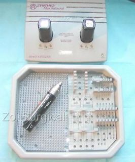 synthes maxillofacial drill w batteries char ger 530 410 time