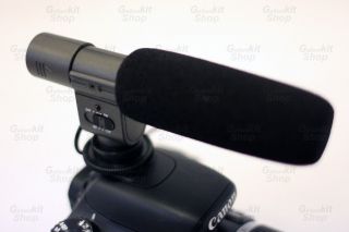 SG 108 Shotgun DV Stereo Microphone for DV, DSLR Canon 5D MKII 600D 