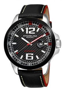 Stuhrling Original 175A Mens Concorso GT Automatic Black Watch