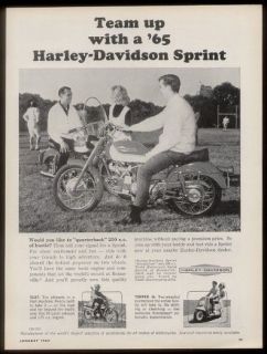 1965 Harley Davidso​n Sprint Topper H Scat motorcycle 3 photo print 