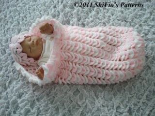 baby cocoon papoose crochet pattern reborn pattern 183 from united 