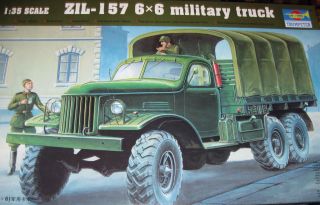 35 soviet zil 157 cargo truck w canvas cargo