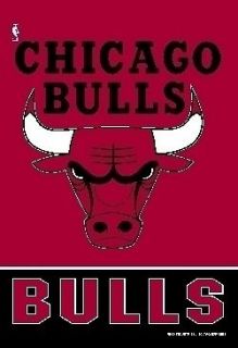 chicago bulls sleeved flag 28x40 vertical banner 