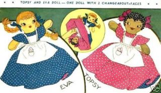 157 topsy eva topsy turvy doll pattern vintage time left