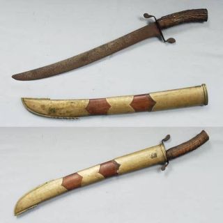 Old Sword Pedang Sabet Javanese Jawa silat keris machete golok ri97