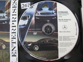 2007 2008 Mercedes W211 E E320 E350 E550 E63 Navigation DVD # 0232 Map 