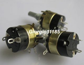5pcs wh137 2 switch carbon potentiometer 100k ohm from china