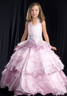 sugar 81149s iced pink pageant ball gown dress 8