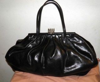 gorgeous miu miu black leather nero handbag