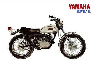 YAMAHA Poster DT1 250cc 1968 1969 1970 1971 Superb Suitable to Frame 