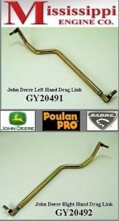 John Deere Tie Rod Link Set Most L Series Drag GY20491 & GY20492 