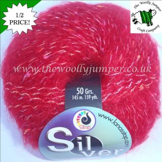 price chilli 837 lanas stop silver mohair yarn