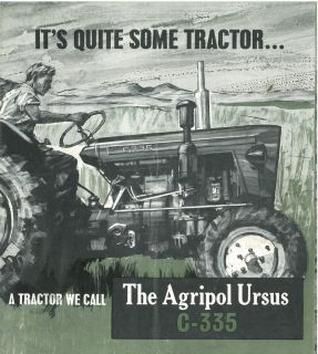 ursus tractor c 335 brochure m3 c 335 c335  11 90 buy it 