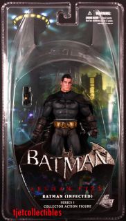 DC Direct Batman Arkham City series 1 infected Batman action figure 