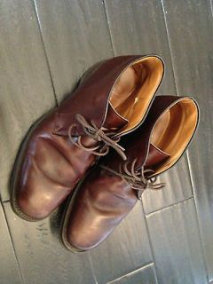 Churchs Mens Brown Leather Durham Chukka Ankle Desert Boots Size US 