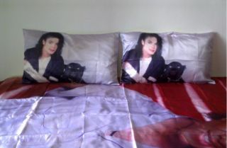Michael Jackson Black Or White Collectible Bedding pair of Pillow 