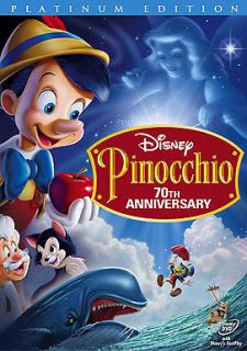 walt disney pinocchio 2 disc platinum edition new dvd in