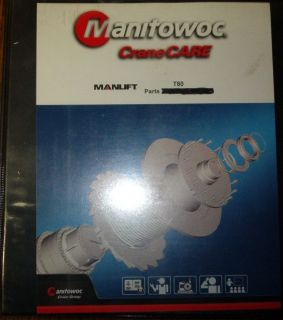 grove t80 t 80 manlift parts catalog manual book  119 99 