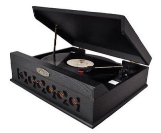 Newly listed Pyle HomVintage Style Phonograph Turntable With USB To PC 
