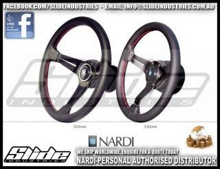 Nardi Torino Steering Wheel Deep Corn Perforated Leather Dish 350mm 