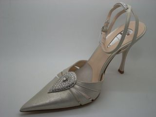GUIDO LA ROCCA Wedding High Heels Shoes made with Genuine Leather 