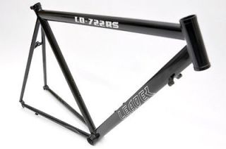leader 722rs black steel road bike frame 59cm time left