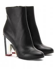 dries van noten women s perspex heel leather boots
