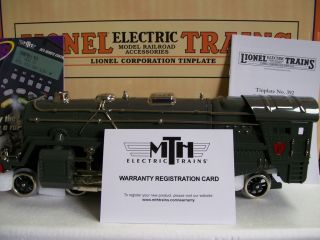 MTH Lionel Corporation 392E Steam Engine w/Proto Sound 2.0   Gray w 