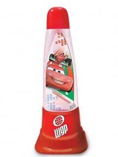 new disney cars 2 mcqueen cone glitter lamp novelty toy