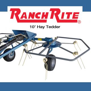 New* 2 Star Hay Tedder, 10 foot Hay Rake/Tedder   Ranch Rite Farm 