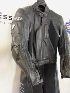 Ladies Dainese M4 Black Two Piece Leathers Eu 40 UK 8 Very Comfortable 