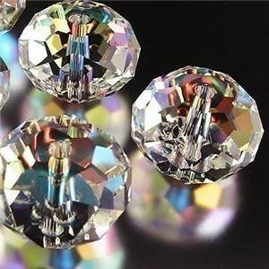   Beautiful Clear Swarovski Crystal Gem Beads 4MM 14MM    (414