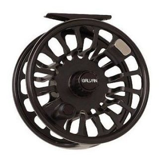 NEW Galvan Torque T 8 Large Arbor Fly Reel Black with a free fly line 