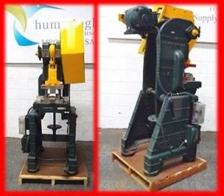 ROUSELLE #2 OBI STAMPING PUNCH PRESS 15TON 1.5HP 3PH MECHANICAL CLUTCH 