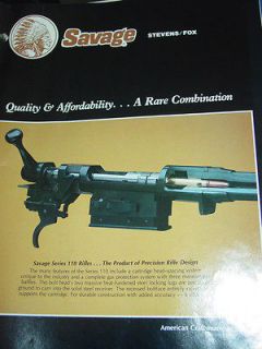 Vintage Savage Parts Catalog 1983 rifle shotgun gun stevens fox