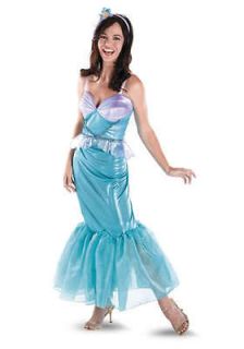 womens adult disney princess lil mermaid ariel costume