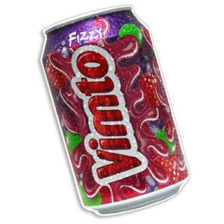 Vimto Drinks Can Catering Sticker   Fully Weatherproof Cafe Ice 