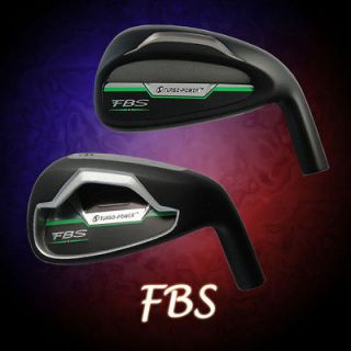 TURBO POWER FBS IRON COMPONENT SET HEADS RH 431 STAINLESS BLACK