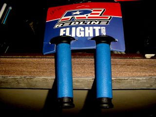 Redline Flight Dual Ply BMX grips by ATI NEW blue USA MADE NOS