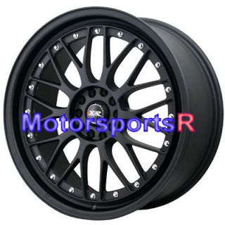 18 18x8.5 XXR 521 Flat Black Wheels Rims Lip 04 05 06 07 08 Acura TL 